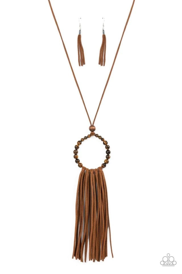 Namaste Mama Brown Necklace