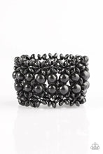 Load image into Gallery viewer, Tropical Bliss Black Wood Bracelet