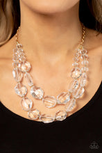 Load image into Gallery viewer, Icy Illumination Gold Necklace