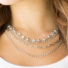 Load image into Gallery viewer, Extravagant Elegance Silver Necklace