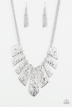 Load image into Gallery viewer, Texture Tigress Silver Necklace