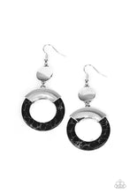 Load image into Gallery viewer, Entrada at Your Own Risk Black Earrings