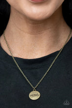 Load image into Gallery viewer, The Cool Mom Brass Necklace