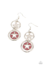 Load image into Gallery viewer, Liberty and Sparkle for All Red Earrings