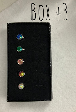 Starlet Shimmer Mermaid Fins Rings Box 43