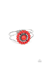Load image into Gallery viewer, Posy Pop Red Hinged Bracelet