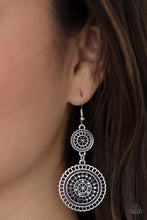 Load image into Gallery viewer, Bohemian Bedazzle Silver Earrings