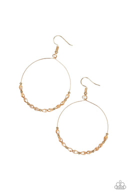 Prize Winning Sparkle Gold Earrings