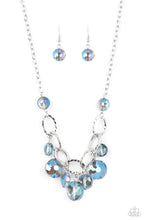 Load image into Gallery viewer, Rhinestone River Blue Necklace