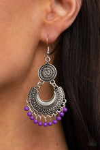 Load image into Gallery viewer, Yes I Cancun Purple Earrings