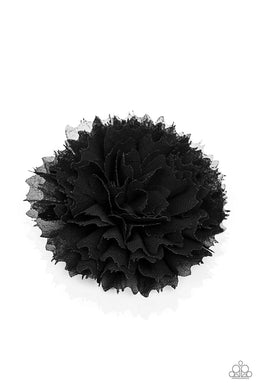 Bloom-tactic Black Hair Clip