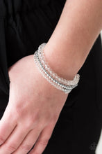 Load image into Gallery viewer, Luminous Luster White Coil Bracelet