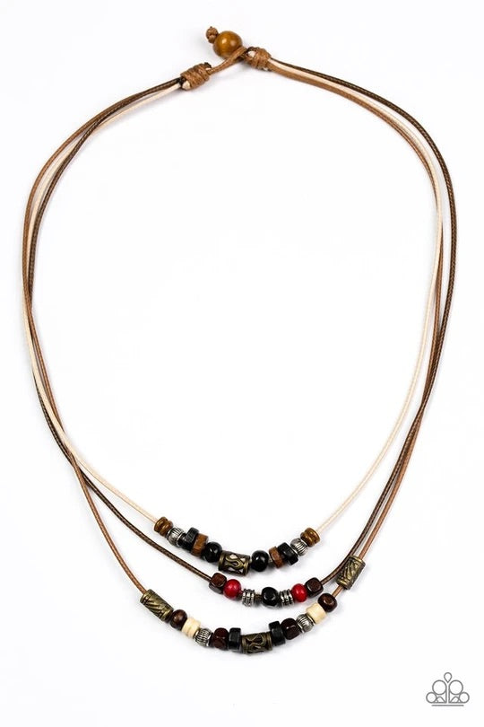 Summer Fun Multi White Urban Necklace