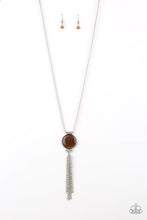 Load image into Gallery viewer, Happy as Can Beam Brown Necklace