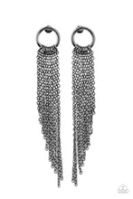 Load image into Gallery viewer, Divinely Dipping Black Earrings