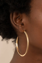 Load image into Gallery viewer, Monochromatic Curves Gold Earrings