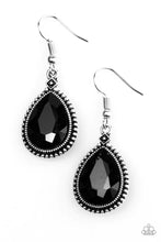 Load image into Gallery viewer, Talk of the Throne Black Earrings