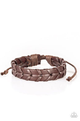 Navy Nautical Brown Urban Bracelet