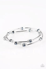 Load image into Gallery viewer, Into Infinity Blue Coil Bracelet