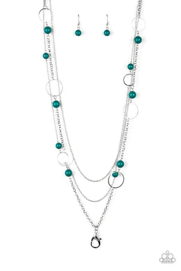 Beachside Babe Green Lanyard