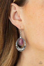 Load image into Gallery viewer, Serene Shimmer Purple Earrings