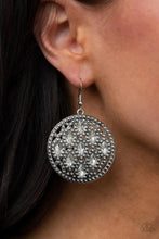 Load image into Gallery viewer, Medallion Stallion White Earrings