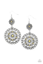 Load image into Gallery viewer, Beaded Brilliance Yellow Earrings