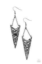 Load image into Gallery viewer, Sharp Dressed Drama Black Earring