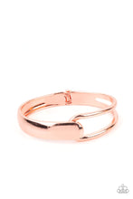 Load image into Gallery viewer, Couture Clutcher Copper Hinged Bracelet
