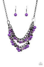 Load image into Gallery viewer, Watch Me Now Purple Necklace