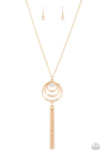 Load image into Gallery viewer, Spiraling Sparkle Gold Necklace