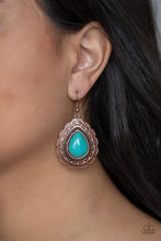 Load image into Gallery viewer, Mountain Mover Copper Earrings