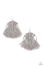 Load image into Gallery viewer, All About Macrame Silver Earrings