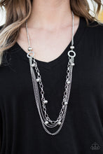 Load image into Gallery viewer, Love is Bling Silver Necklace
