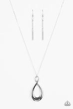 Load image into Gallery viewer, Twisted Tranquility Silver Necklace