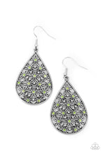 Load image into Gallery viewer, Tick Tick Bloom Green Earrings