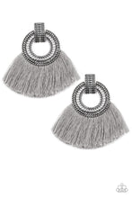 Load image into Gallery viewer, I Am Spartacus Silver Tassel Earrings