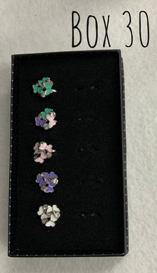 Starlet Shimmer Butterfly Cluster Rings Box 30