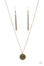 Load image into Gallery viewer, Choose Faith Brass Necklace