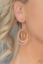 Load image into Gallery viewer, Metallic Ruffle Rose Earrings