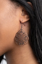 Load image into Gallery viewer, Tour de Taj Mahal Copper Earrings