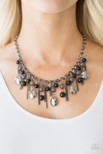 Load image into Gallery viewer, Here Comes the Storm Black Necklace