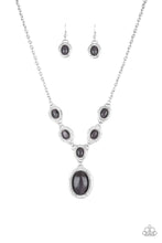 Load image into Gallery viewer, Metro Medallion Black Necklace