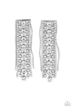 Load image into Gallery viewer, Starry Streamers White Earrings