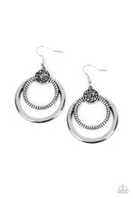 Load image into Gallery viewer, Spun Out Opulence Silver Earrings