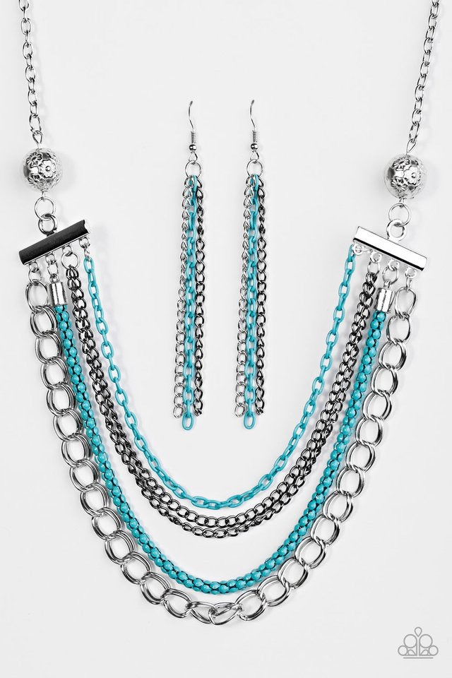 High Intensity Blue Necklace
