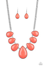 Load image into Gallery viewer, Drop Zone Orange Necklace