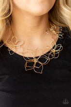 Load image into Gallery viewer, Flower Garden Fashionista Gold Necklace