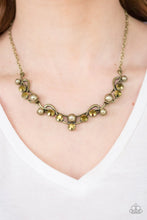 Load image into Gallery viewer, Tie the Knot Brass Necklace