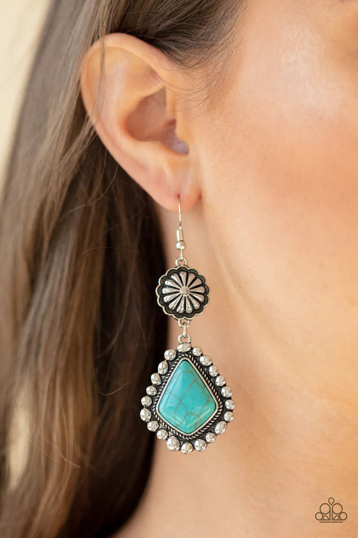 Country Cavalier Turquoise Earrings